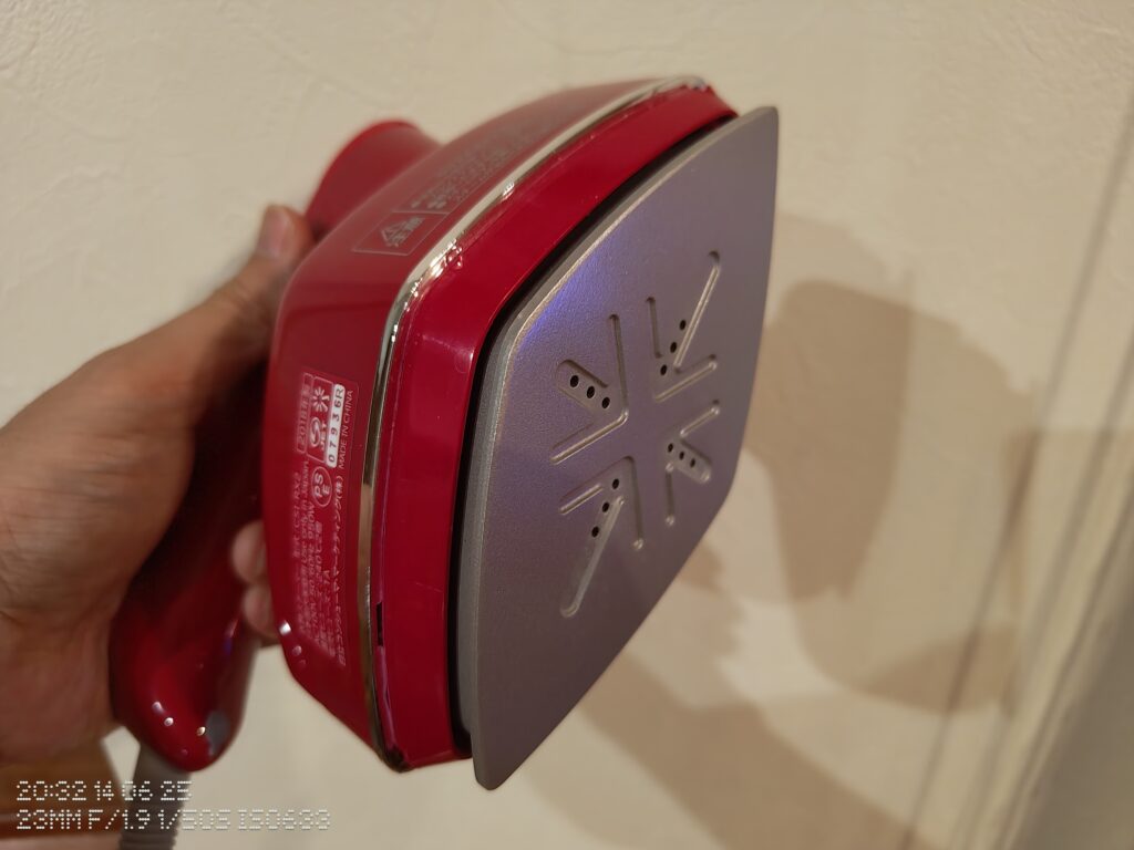 今使っている衣類スチーマーとの比較