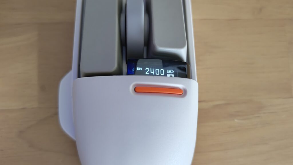 LOFREE Touch PBT ワイヤレスマウスのディスプレイ