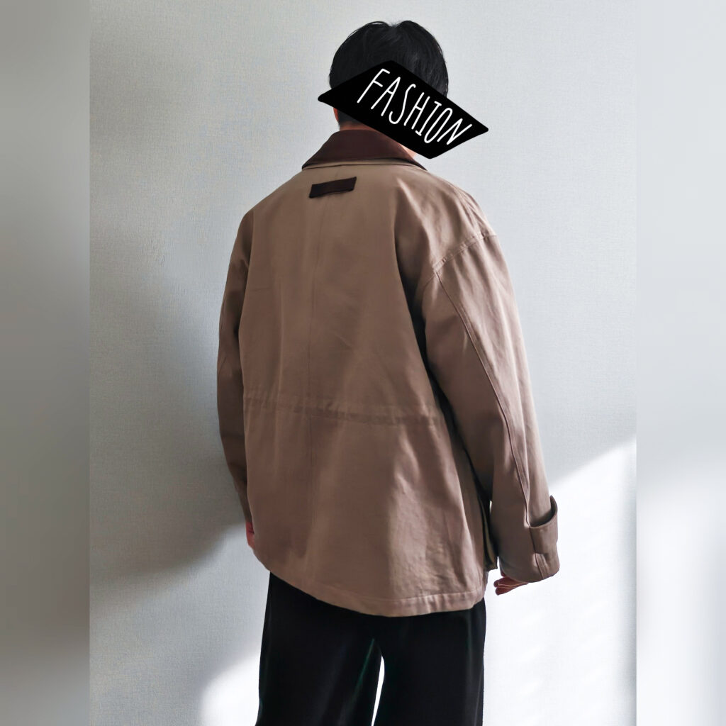 Cirnier(コルニエ)レザーカラーブルゾンのコーデ