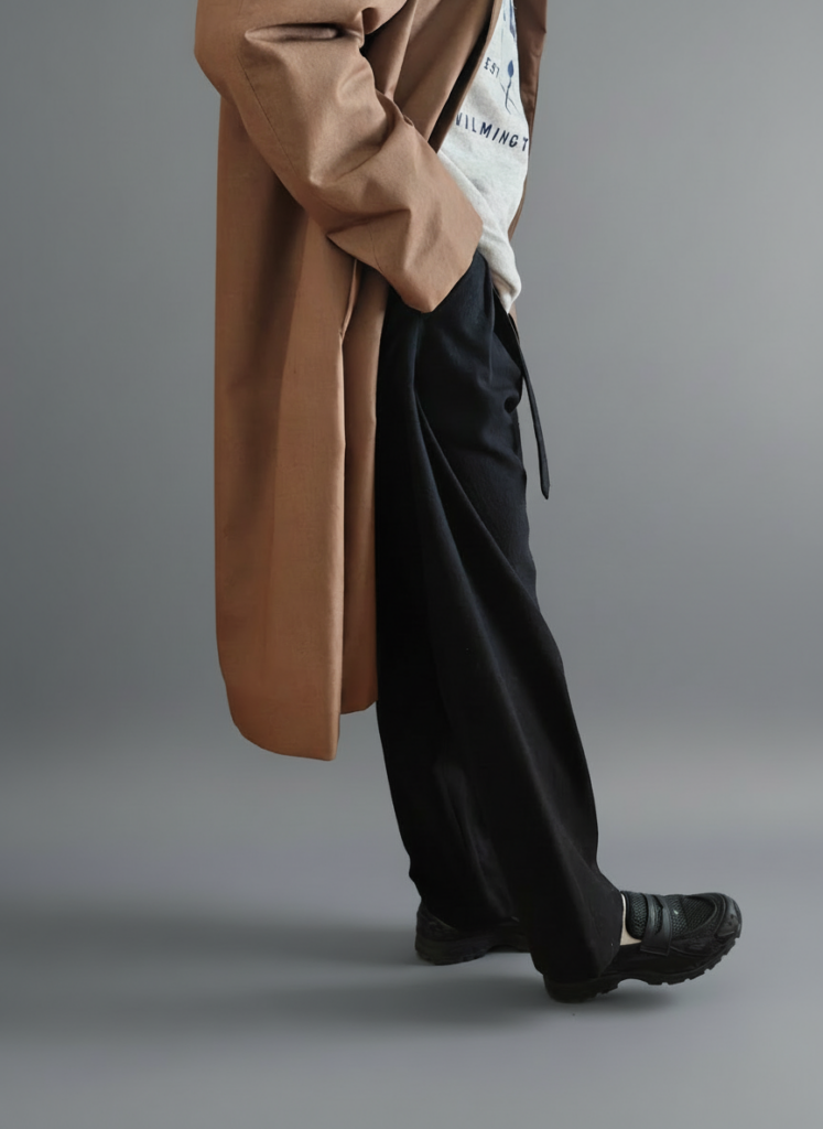 New Balance 1906Lのワイドパンツとのコーディネート