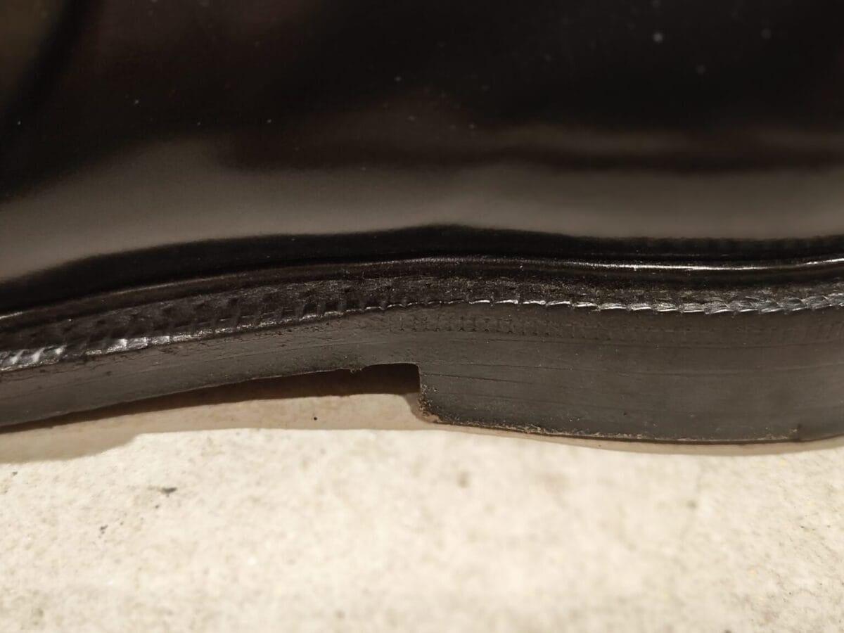 シャノンの重厚なダブルレザーソール