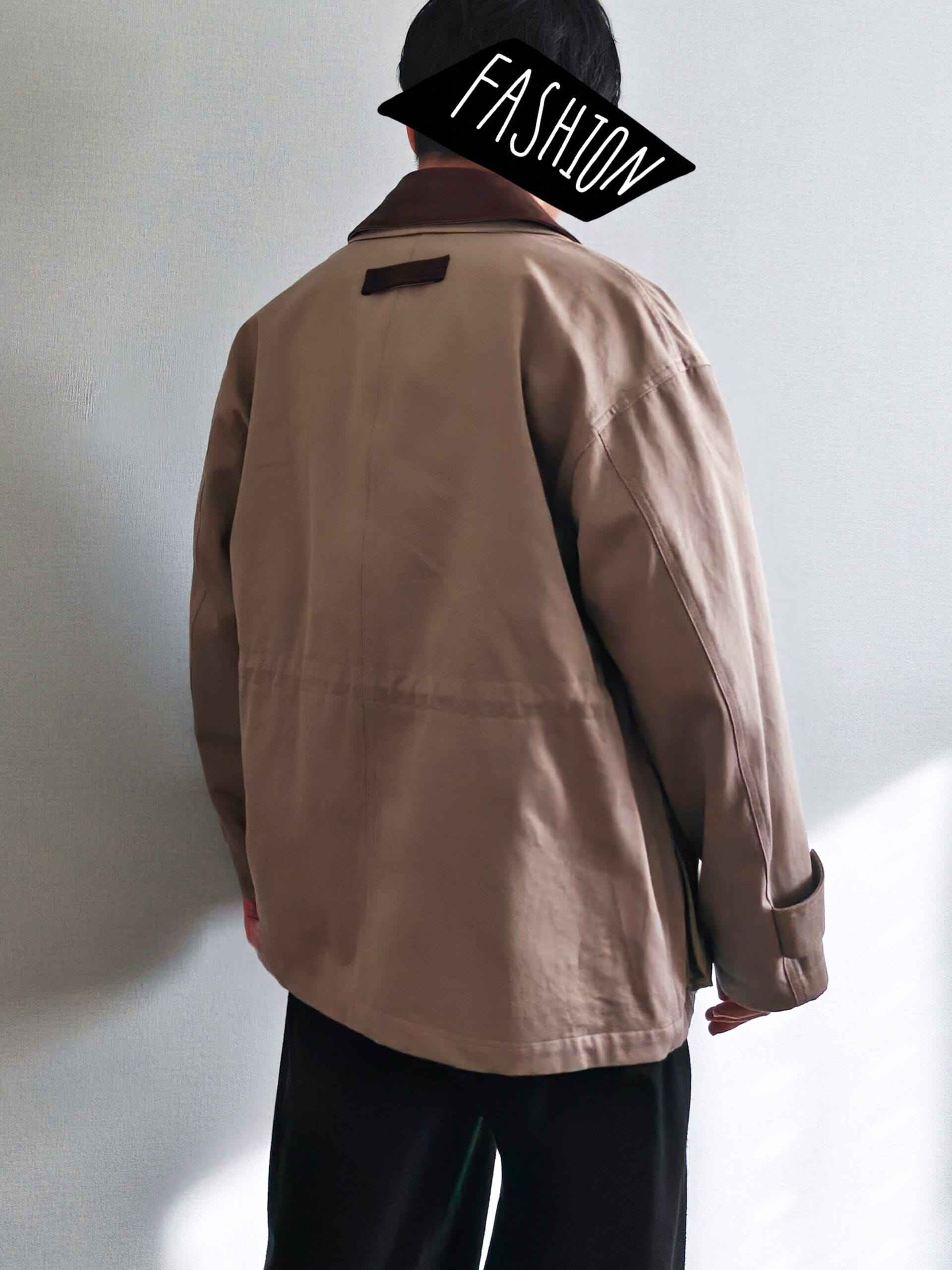 Cirnier(コルニエ)レザーカラーブルゾンのコーデ