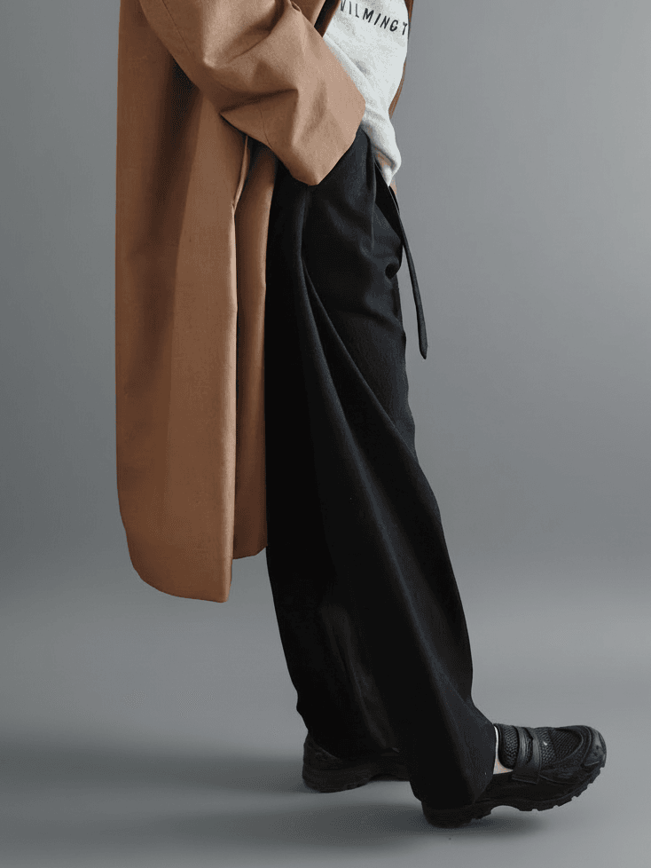 New Balance 1906Lのワイドパンツとのコーディネート