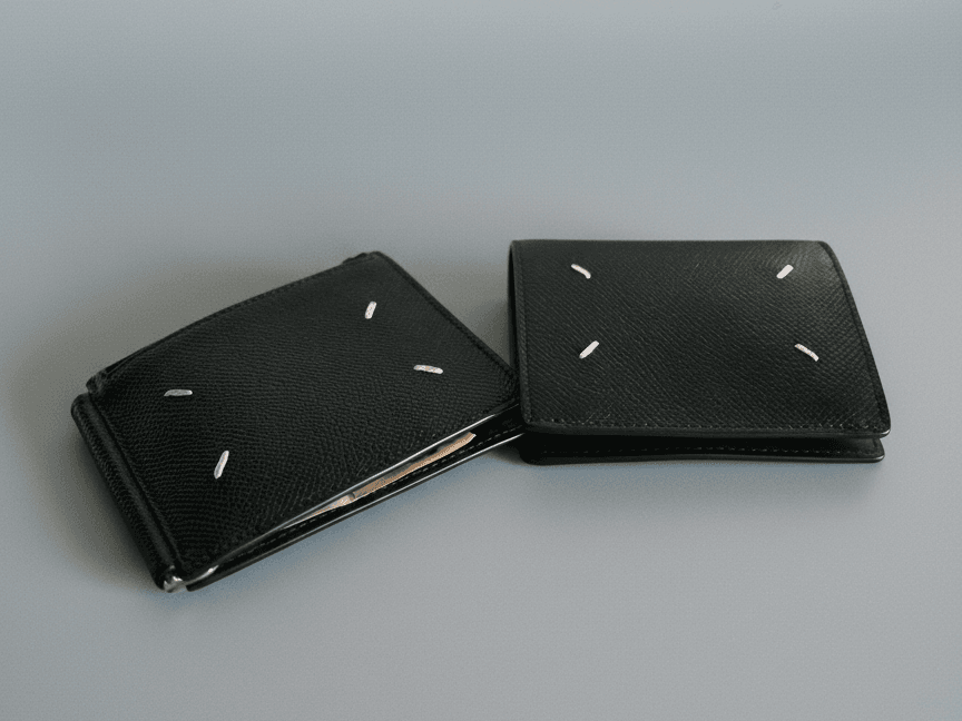 Maison Margiela 二つ折りウォレット 外観　マネークリップ　比較