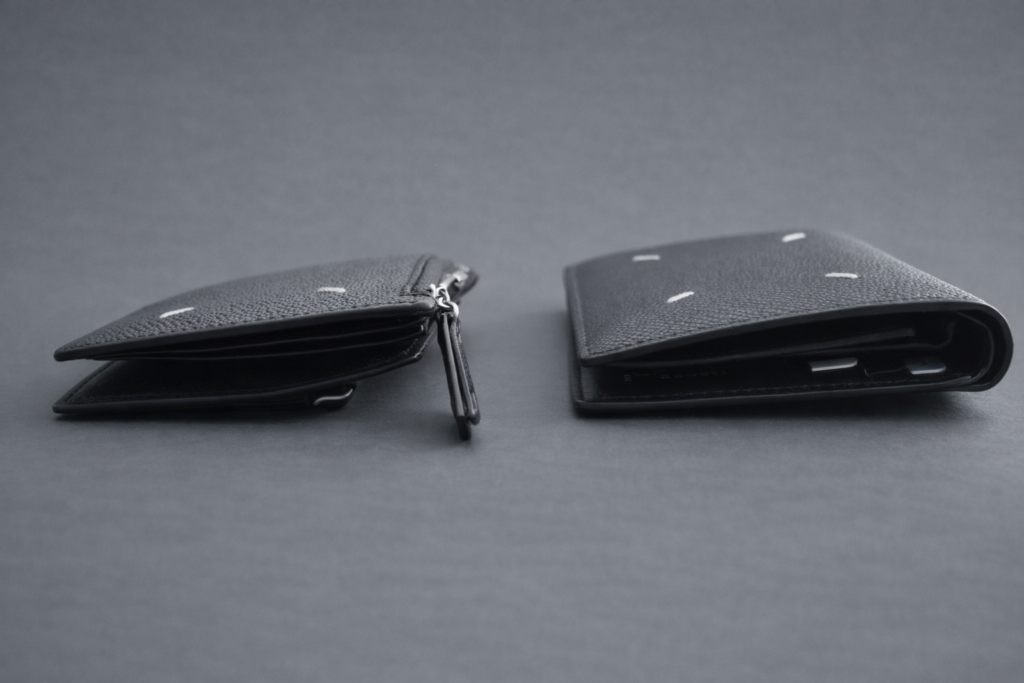 Maison Margiela 二つ折りウォレット サイズ感　マネークリップ　比較